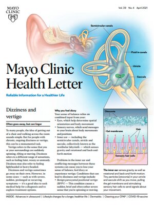 cover image of April 2021. Mayo Clinic Health Letter